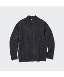 UNIQLO | UNIQLO スフレヤーンカーディガン　Ｌ(カーディガン/ボレロ)