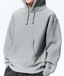 GU | GUヘビーウェイトスウェットパーカー　Ｌ(パーカー)