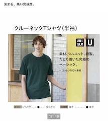 UNIQLO | UNIQLOU クルーネックTシャツ　(Tシャツ/カットソー)