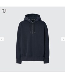 UNIQLO | UNIQLOプラスj ドライスウェットハーフジップパーカー（長袖）Ｌ(パーカー)