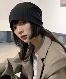 BARELY BLUE | 【 BARELY BLUE / ベアリーブルー 】 ルーズ ビーニー(ニットキャップ/ビーニー)