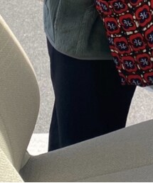 古着 | テロテロサテン生地で、よーく見ると柄があります(スラックス)