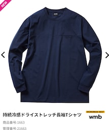 WORKMAN Plus | 持続冷感ドライストレッチ長袖Tシャツ　Ｌ(Tシャツ/カットソー)
