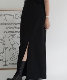 spriing | 開衩長裙(スカート)