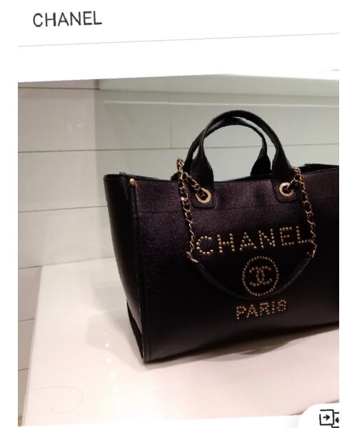 【コーデに合わせやすい♪】CHANEL トートバッグ コーデに合わせやすい♪】CHANEL トートバッグ