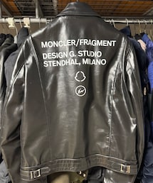 MONCLER | moncler × Lewis Leathers × fragment サイズ38(1) 2020AW(ライダースジャケット)