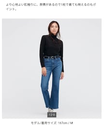 UNIQLO | ヒートテックフリースタートルネックT  Mサイズ  09Black(Tシャツ/カットソー)