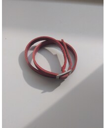 赤いレザー | ブレスレット