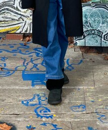 Samansa Mos2 blue | デニムパンツ