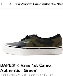 VANS | bape×vans 1st Camo Authentic Green(スニーカー)