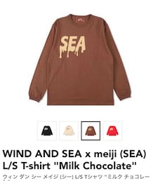 WIND AND SEA | ウィンダンシー×maiji チョコレートブラウン(Tシャツ/カットソー)