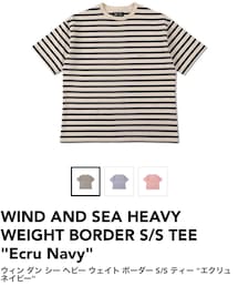 WIND AND SEA | ウィンダンシー　ボーダーT(Tシャツ/カットソー)