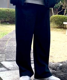 UNIQLO | タックワイドパンツ　丈標準68〜70cm(スラックス)