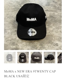 MOMA | MoMA x NEW ERA 9TWENTY CAP BLACK USA限定(キャップ)