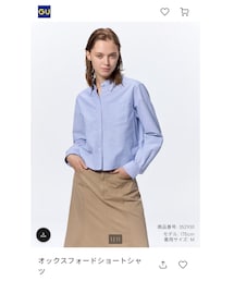GU | オックスフォードショートシャツ(シャツ/ブラウス)
