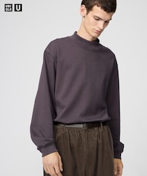 UNIQLO | ブラッシュドモックネックTシャツ(Tシャツ/カットソー)