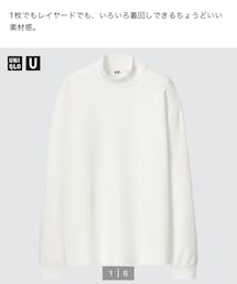 UNIQLO | モックネックプルオーバー(Tシャツ/カットソー)