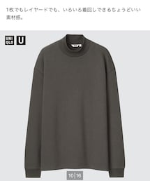 UNIQLO | モックネックプルオーバー(Tシャツ/カットソー)