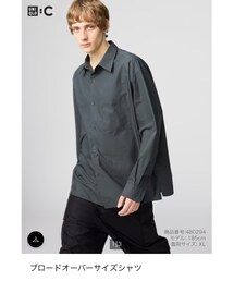 UNIQLO | ブロードオーバーサイズシャツ(シャツ/ブラウス)