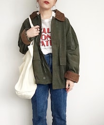 DHOLIC | ベスト裏地付コーデュロイカラージャンパー・p187624(ジャケット/アウター)