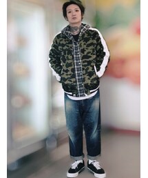 A BATHING APE | A Bathing ApeⓇ橫須賀兩面穿(スカジャン)