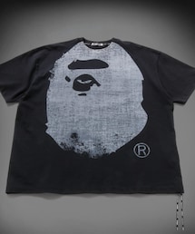 A BATHING APE | A BATHING APE x MASTERMIND SKULL OVER PRINT RELAXED FIT TEE(Tシャツ/カットソー)