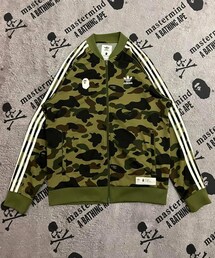 adidas | adidas & a bathing ape 連名(ノーカラージャケット)