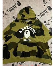 A BATHING APE | ABPEⓇ猿人logo 綠迷斗篷彩(ポンチョ)