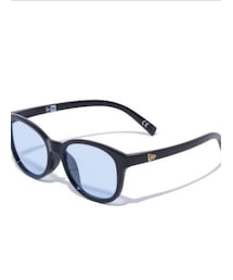 NEW ERA | NEW ERA ニューエラ サングラス ボストン シャイニーブラックフレーム ライトブルーレンズ 13517750(サングラス)