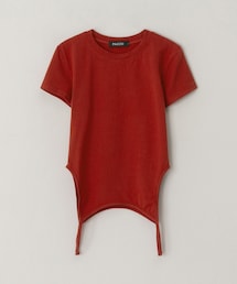 PAZZO | MIT兩穿式小辣圓領造型上衣(Tシャツ/カットソー)
