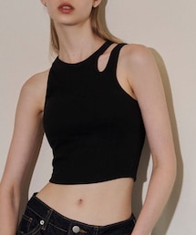 PAZZO | MIT顯瘦削肩露肩BRATOP背心(タンクトップ)