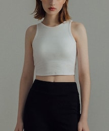 PAZZO | MIT舒適顯瘦削肩背心BRAT(チューブトップ)