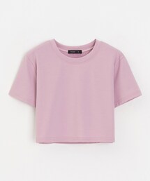 PAZZO | MIT 超彈力合身短版TEE(Tシャツ/カットソー)