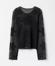 PAZZO | 簍空緹花針織長袖上衣(URBAN RESEARCH聯名款)(ニット/セーター)