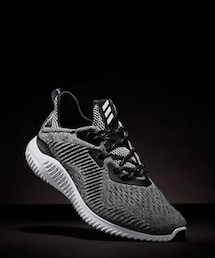 adidas | Adidas Alphabounce EM Knit Running Sneaker, Gray(スニーカー)