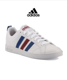 adidas neo | ADIDAS NEO VS ADVANTAGE WHITE BLUE RED HOMBRE(シューズ)