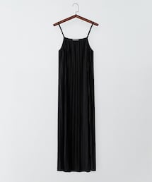 MEIER.Q | 平領細褶細肩帶洋裝(ジャンパースカート)
