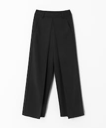 PAZZO | 率性織紋合摺設計西裝褲(スーツパンツ)