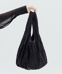 MEIER.Q | 霧面壓褶造型提袋(バッグ)