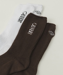 PAZZO | 可頌OUVERT SEOUL 聯名中筒襪(ソックス/靴下)