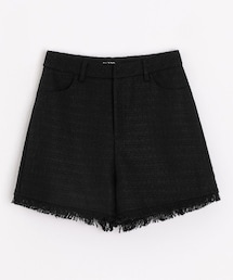 PAZZO | 小香風立體織紋短褲(スーツパンツ)