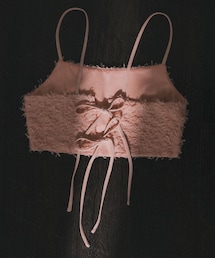 PAZZO | 小香風緞帶織紋毛呢綁帶背心(佑妮聯名款)(スーツベスト)