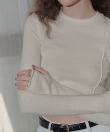 PAZZO | 圈圈絨磨毛針織上衣(ニット/セーター)