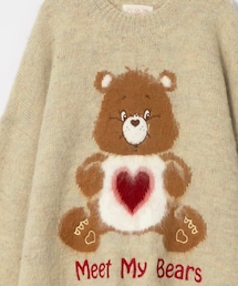 PAZZO | CARE BEARS Tenderheart Bear刺繡毛衣(ニット/セーター)
