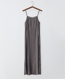 MEIER.Q | 平領細褶細肩帶洋裝(ジャンパースカート)