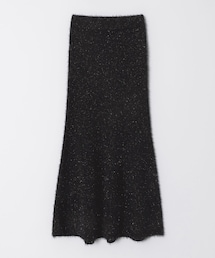 PAZZO | 閃亮絨毛感魚尾長裙(スカート)
