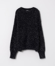 PAZZO | 閃亮絨毛感針織毛衣(ニット/セーター)