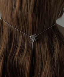 PAZZO | 品牌LOGO金屬珠Y字項鍊(ネックレス)