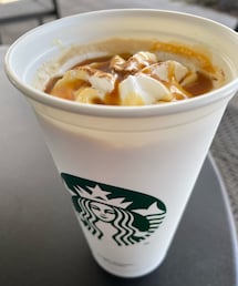 パンプキンスパイスラテ | 豆乳＋キャラメルソースカスタム♡(その他)