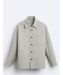 ZARA | ビッグシルエットシャツジャケット(その他アウター)
